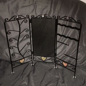 standing trifold jewelry organizer!!